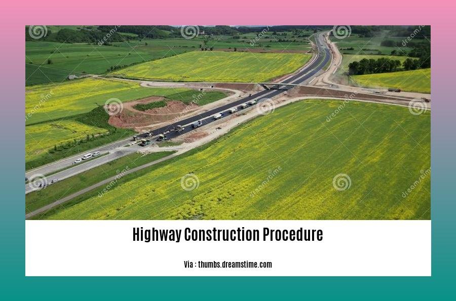 highway construction procedure