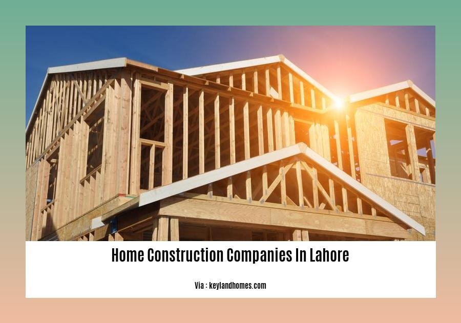 home construction companies in lahore