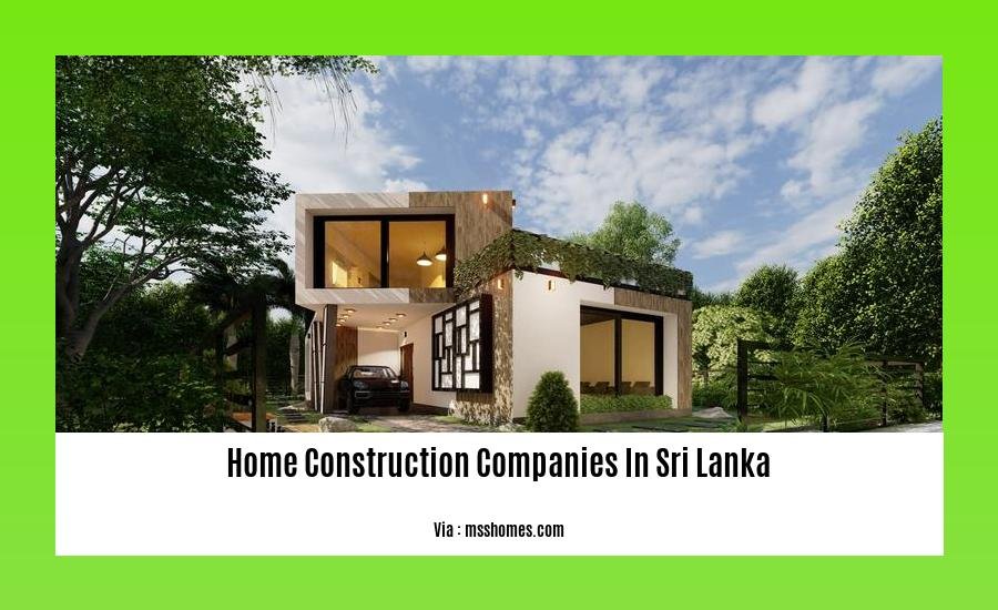 home construction companies in sri lanka