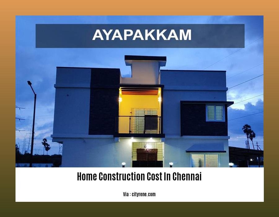 home construction cost in chennai