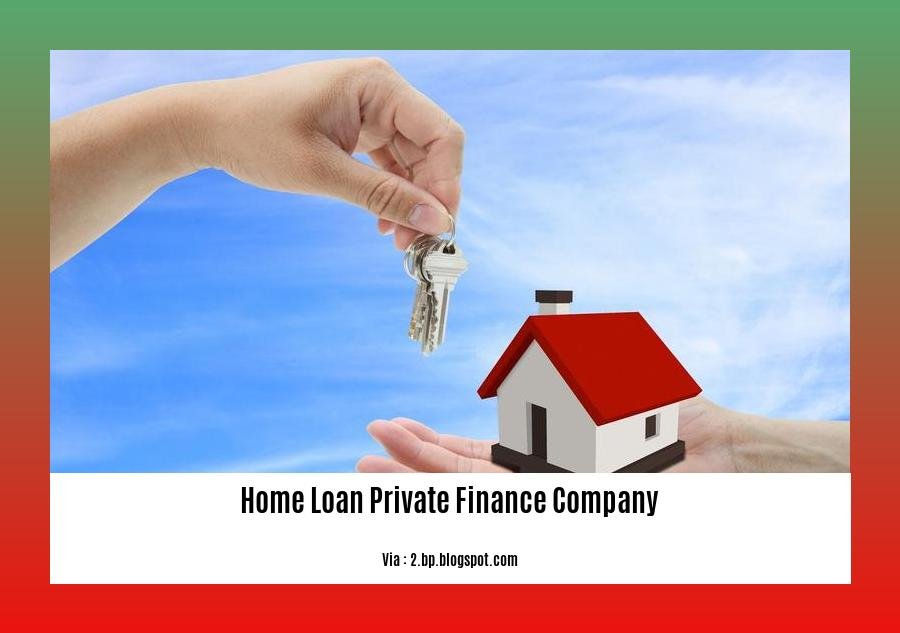 home loan private finance company