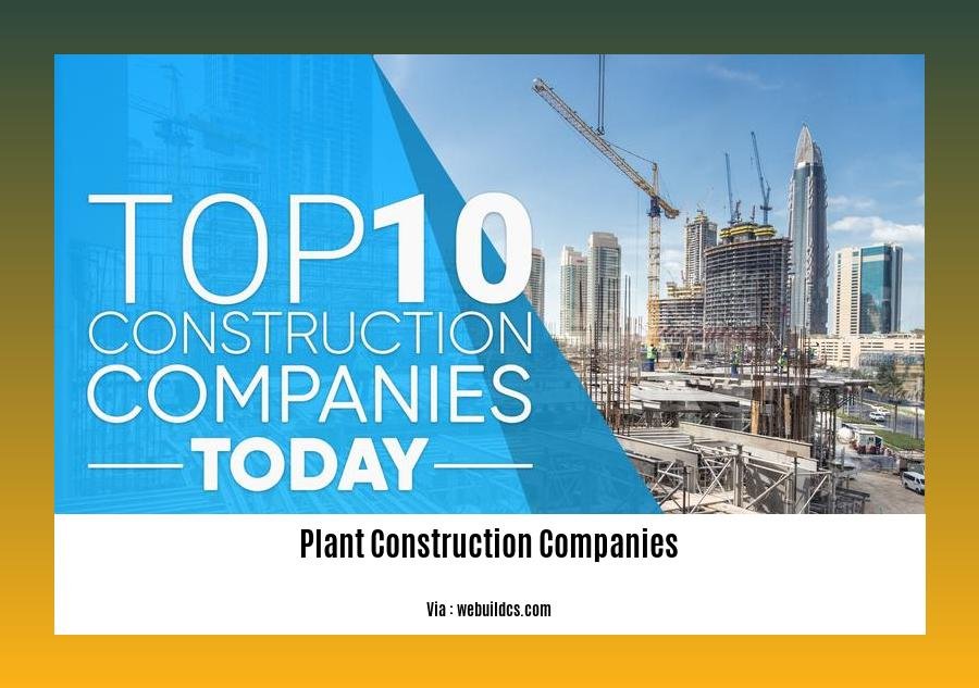 plant construction companies