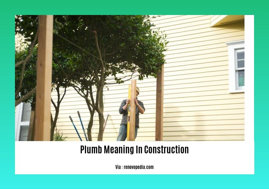 plumb meaning in construction