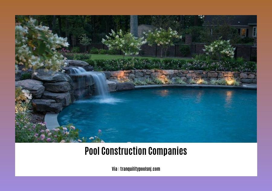 pool construction companies