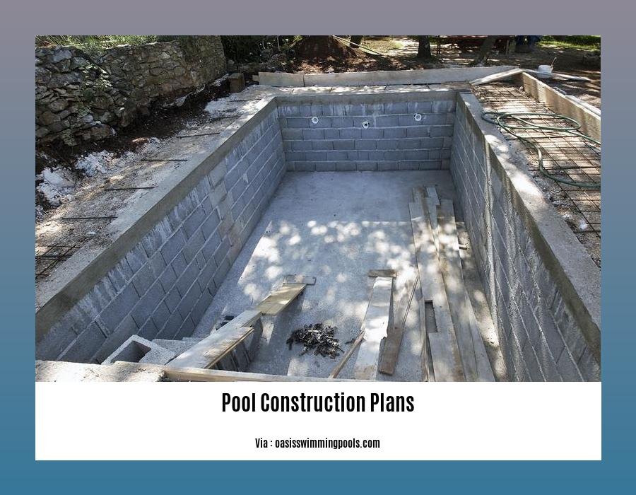pool construction plans