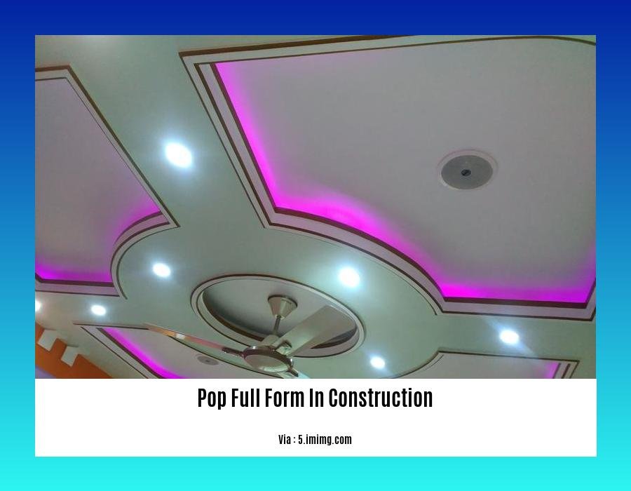 pop full form in construction