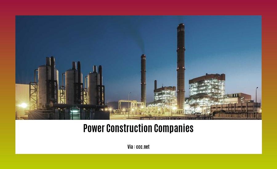 power construction companies