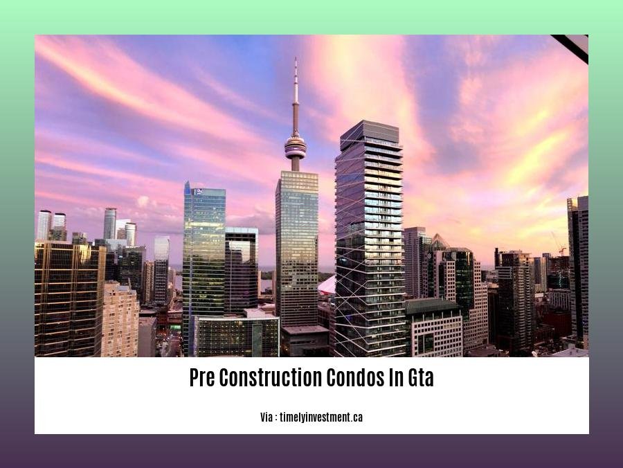 pre construction condos in gta