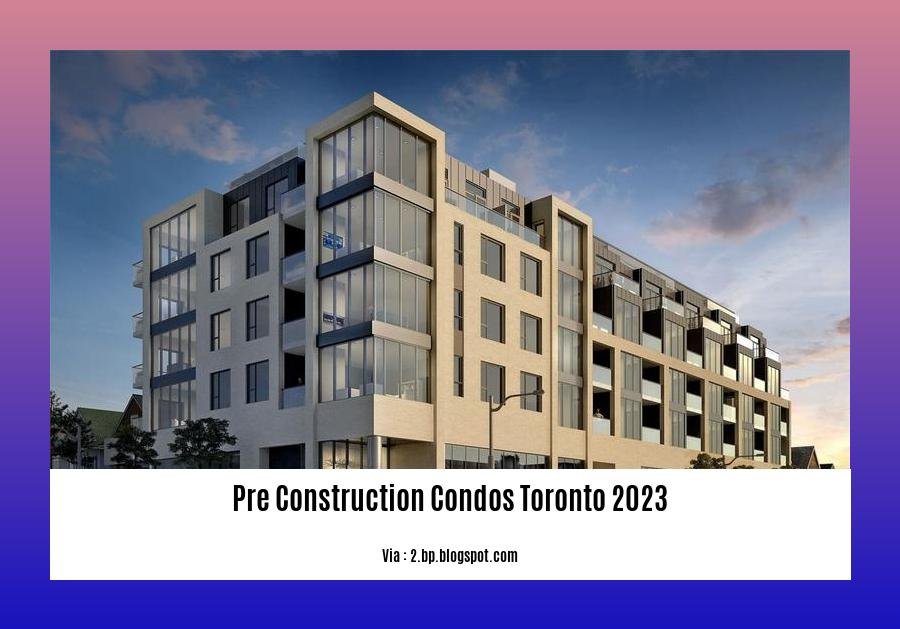 pre construction condos toronto 2023