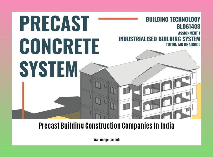 precast building construction companies in india