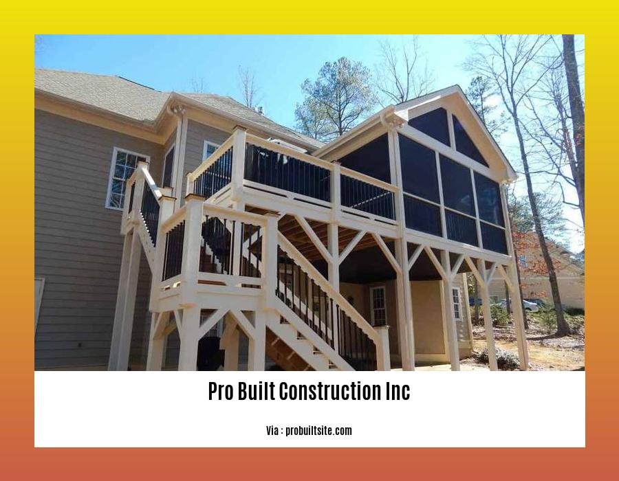 pro built construction inc