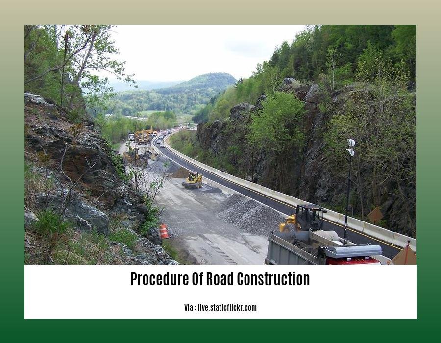 procedure of road construction