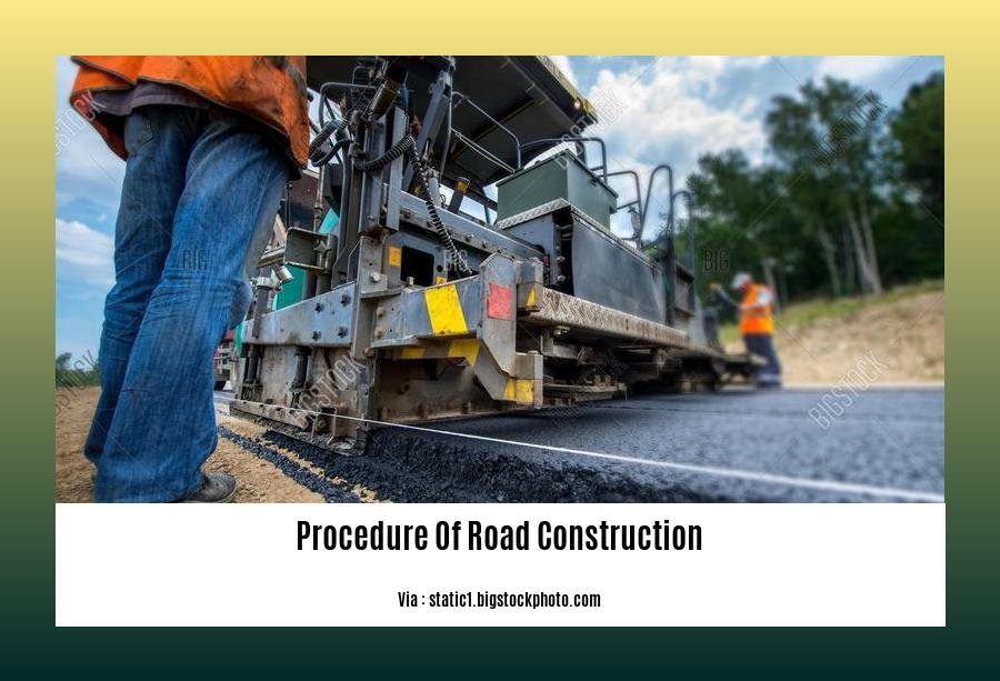 procedure of road construction