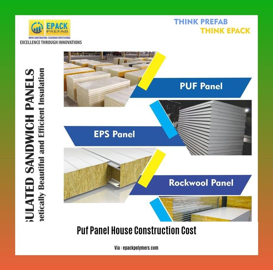 puf panel house construction cost