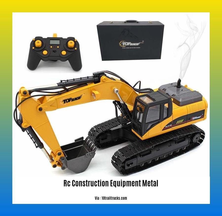 rc construction equipment metal