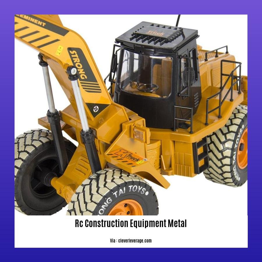 rc construction equipment metal