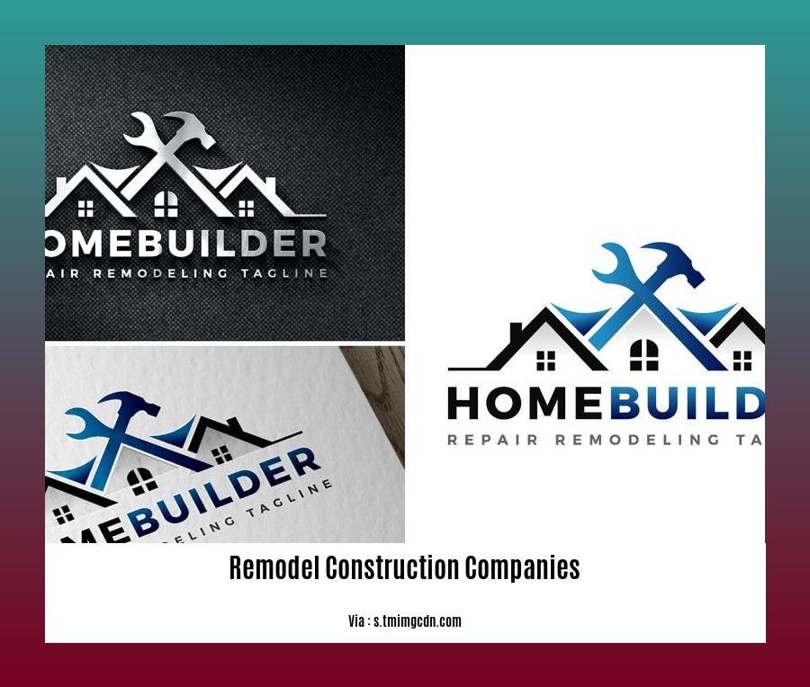 remodel construction companies