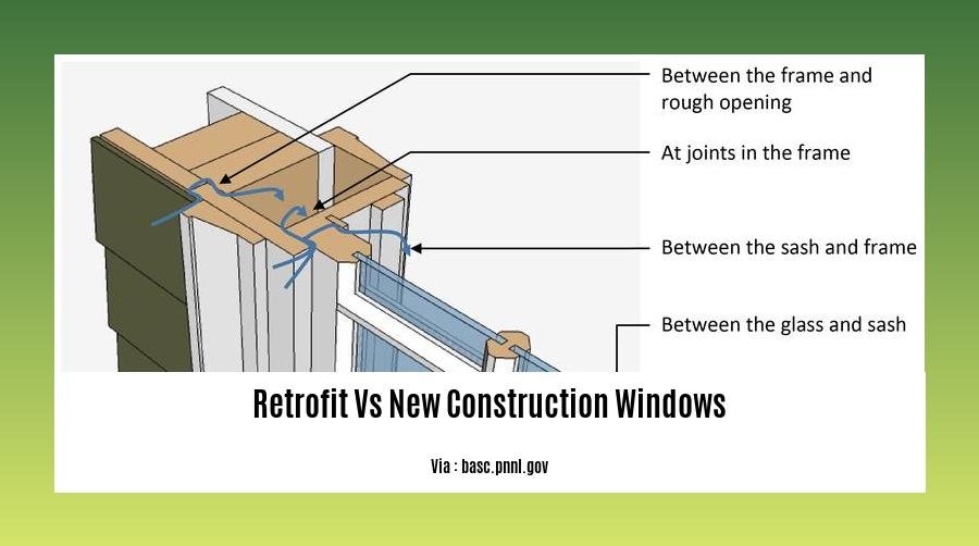 retrofit vs new construction windows