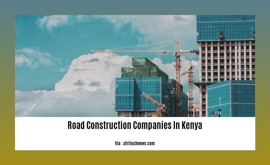 road construction companies in kenya