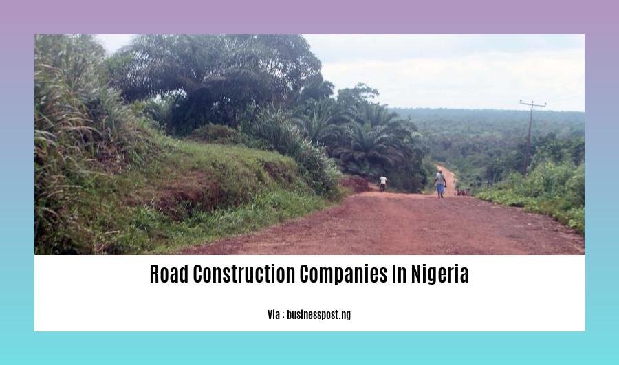 road construction companies in nigeria