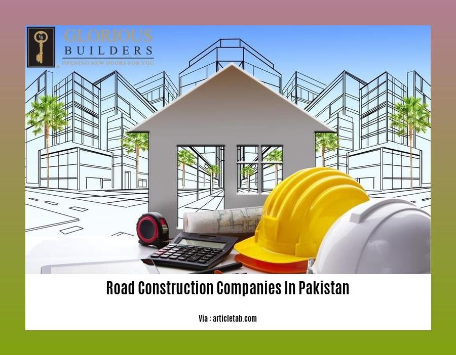 road construction companies in pakistan