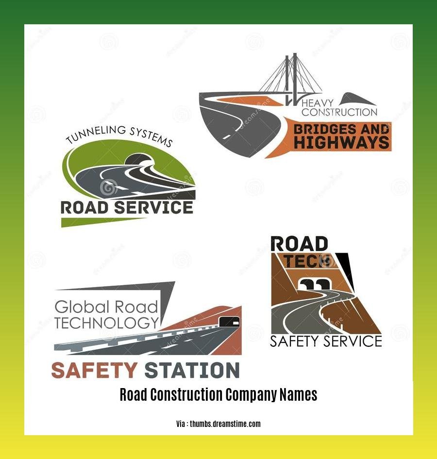 road construction company names