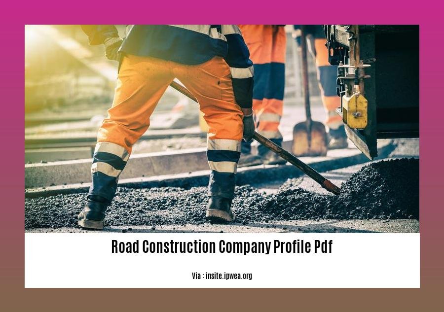 road construction company profile pdf