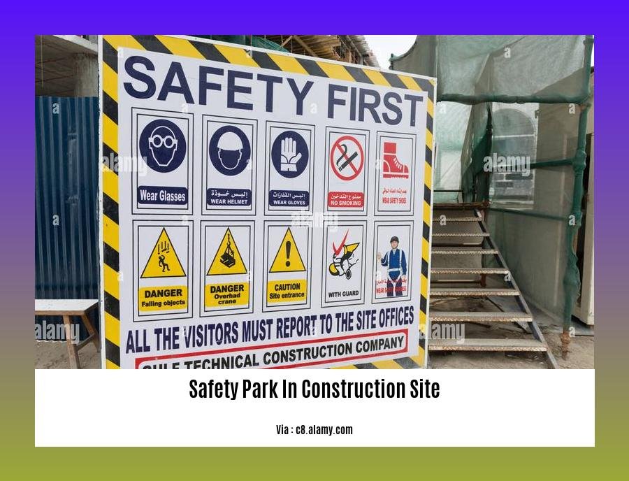 safety park in construction site