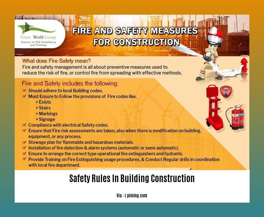 safety rules in building construction