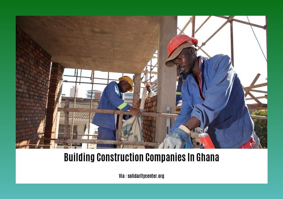building construction companies in ghana