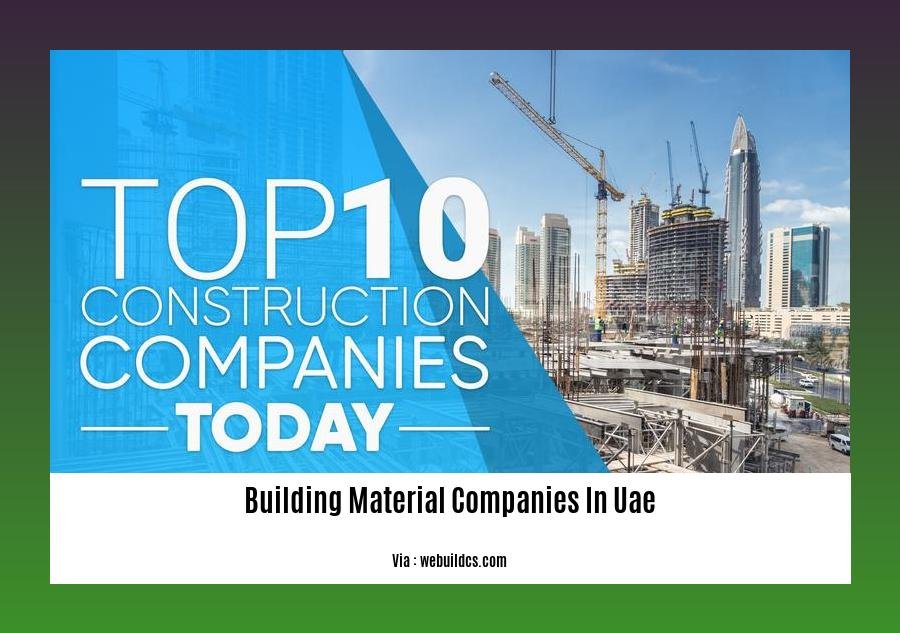 building material companies in uae