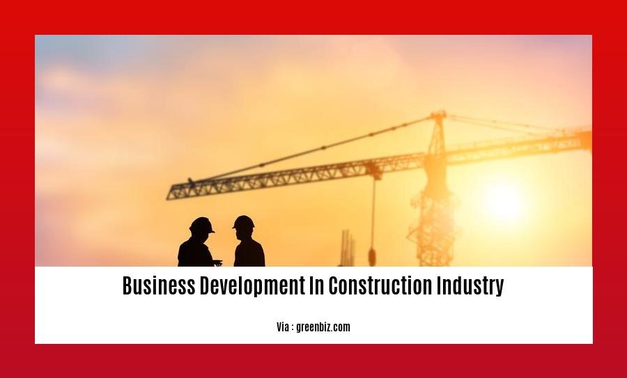 business development in construction industry