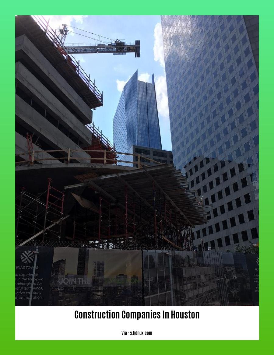 construction companies in houston