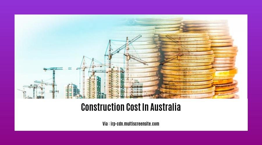 construction cost in australia