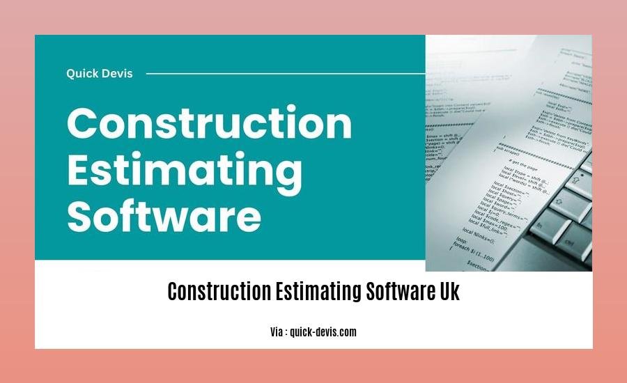 construction estimating software uk