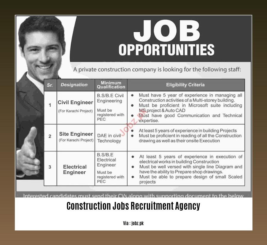 construction jobs recruitment agency