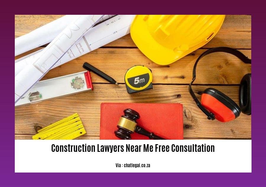 construction lawyers near me free consultation