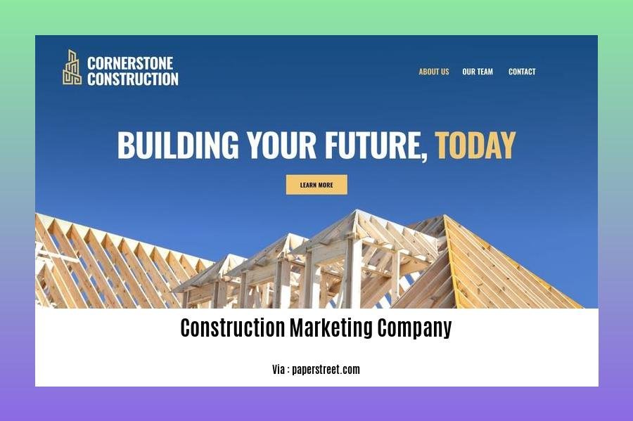 construction marketing company