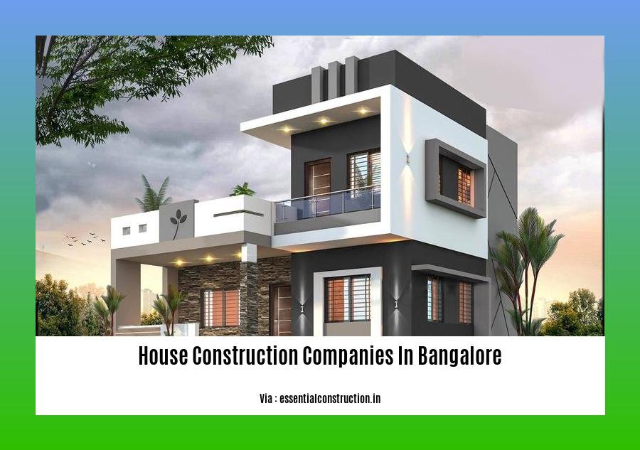 house construction companies in bangalore