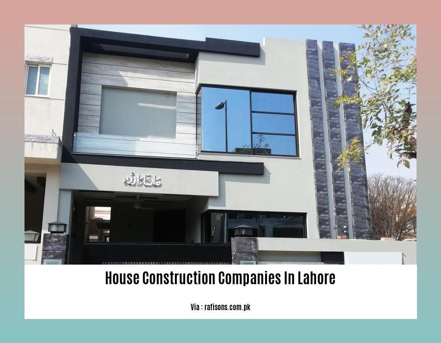 house construction companies in lahore