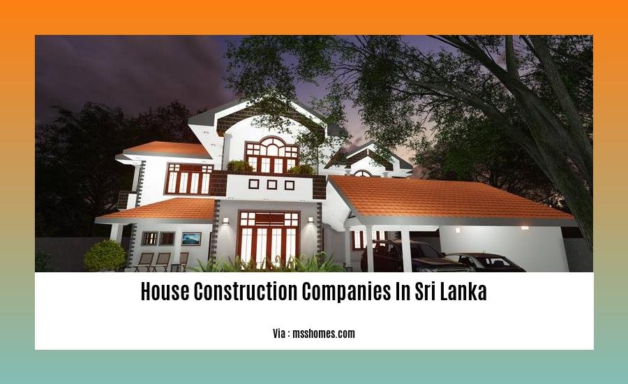 house construction companies in sri lanka