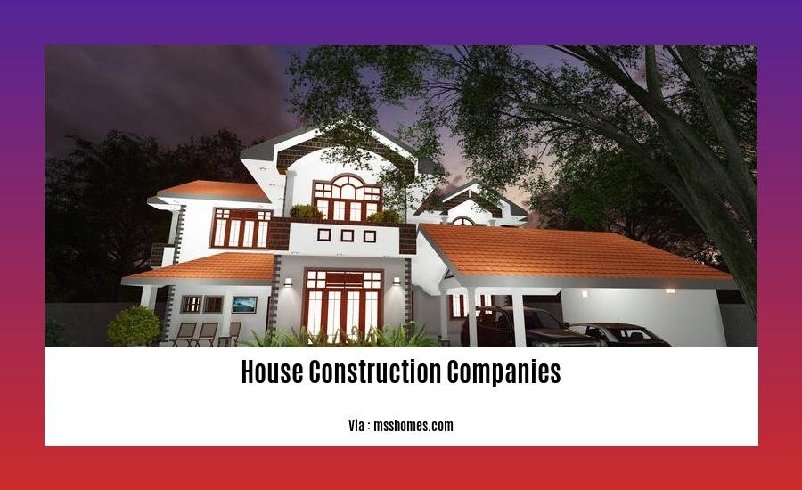 house construction companies