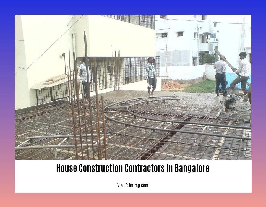 house construction contractors in bangalore