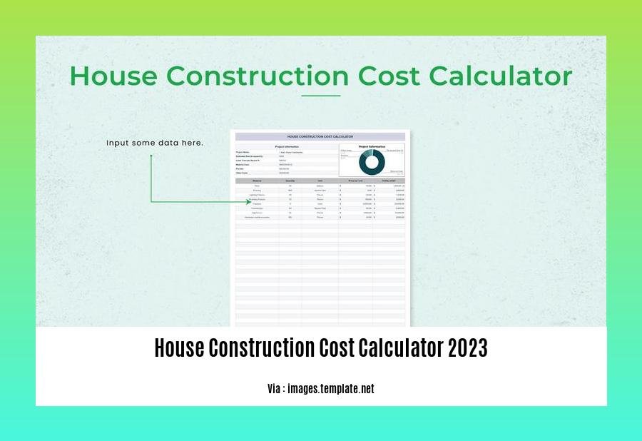 house construction cost calculator 2023