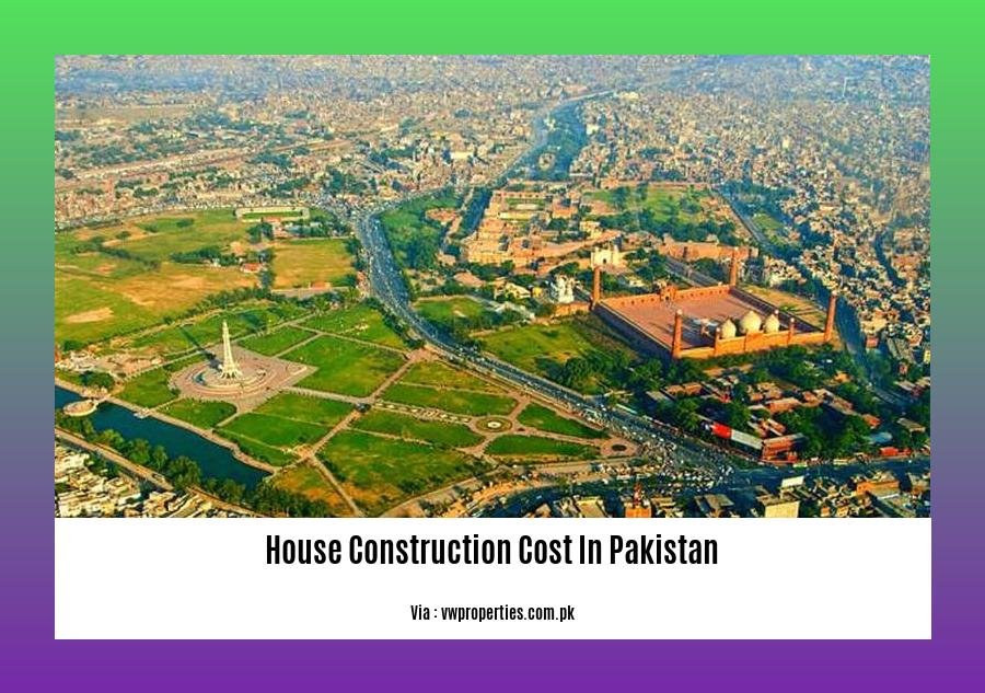 house construction cost in pakistan