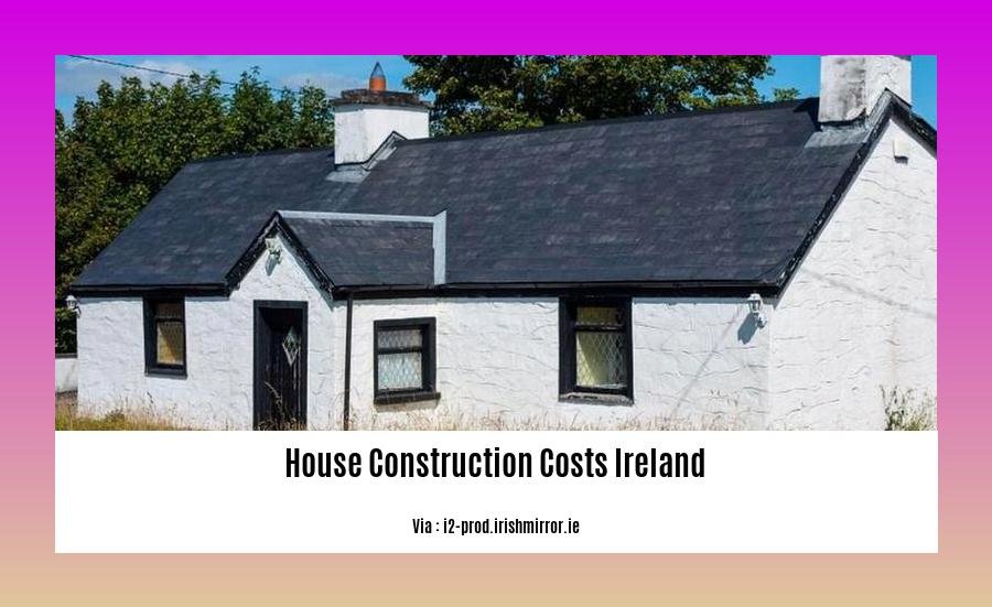 house construction costs ireland