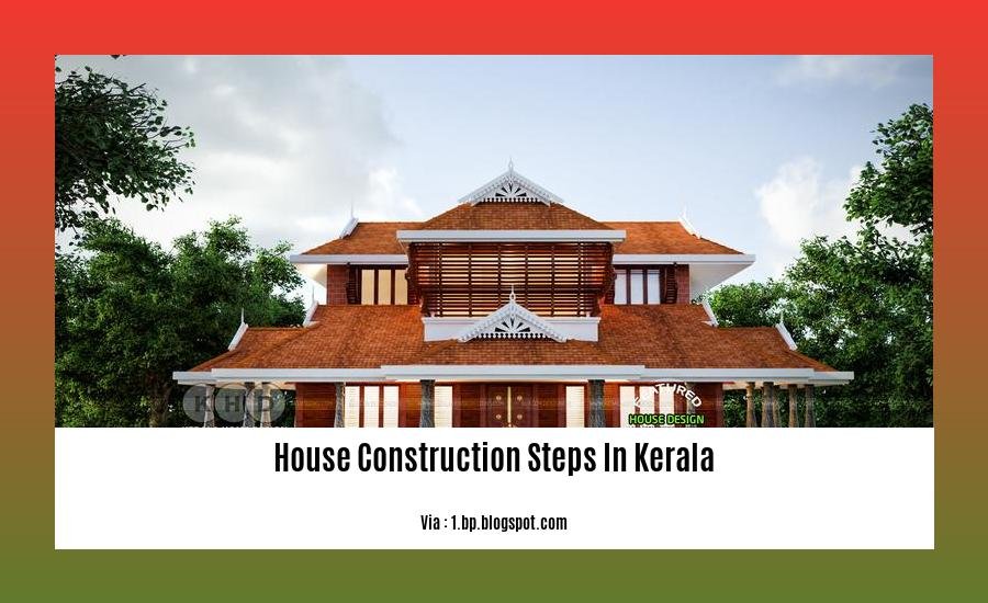 house construction steps in kerala