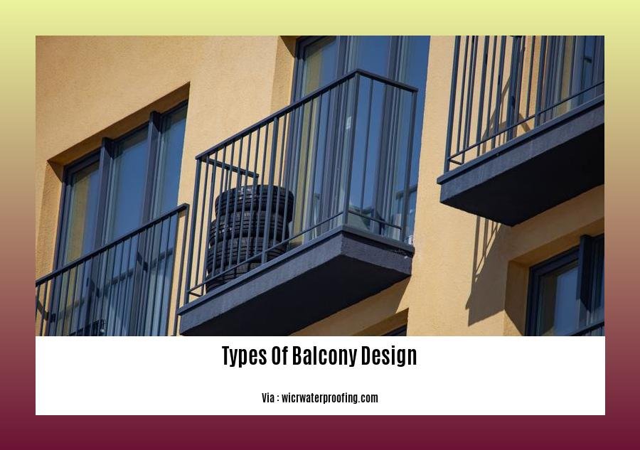 types of balcony design