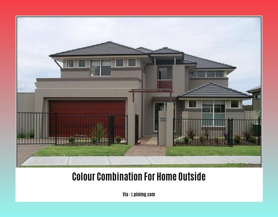 colour combination for home outside