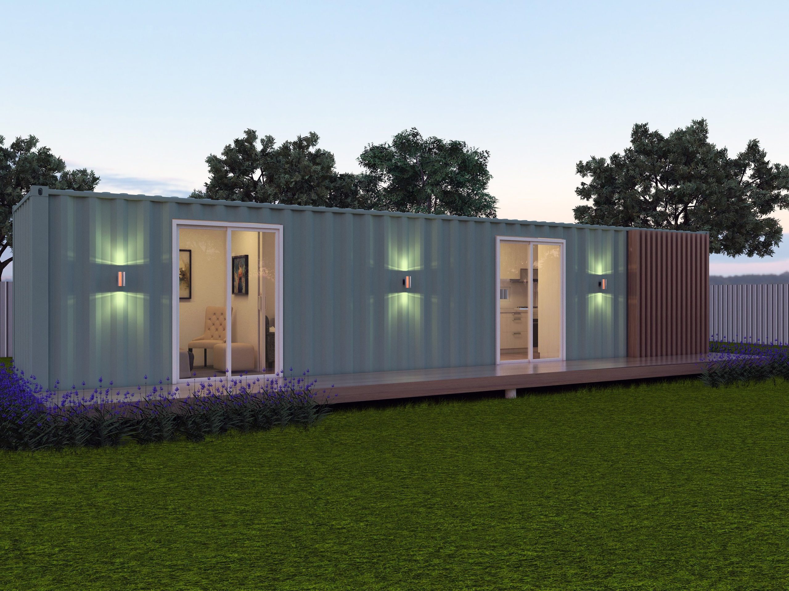 40 foot container home plans